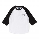 STUSSY-Kids Global Designs Raglan - Black