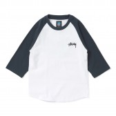 STUSSY-Kids Global Designs Raglan - Blue