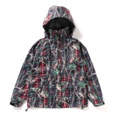 HABANOS-MIRITARY FOODED PARKA - Tartan Check