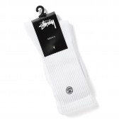 STUSSY-Mini SS Link Crew Socks - White
