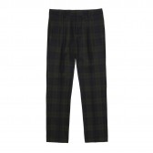 r.GENTLEMAN-SET UP CHECK PANT SLIM FIT - Black Watch