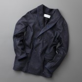 CURLY-SPLIT SHAWL JACKET