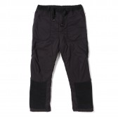 and wander-twill fleece pants (M) - Black