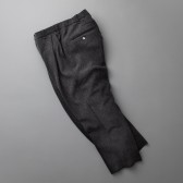 CURLY-FROSTED WIDE TROUSERS
