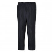 BEDWIN-10:L BIELLA FIN WOOL PANTS 「JORDAN」 - Black