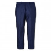 BEDWIN-10:L BIELLA FIN WOOL PANTS 「JORDAN」 - Navy