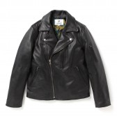 HABANOS-LEATHER RIDERS JACKET - Black