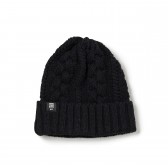 BEDWIN-CABLE WATCH CAP 「ROBERT」 - Black