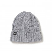 BEDWIN-CABLE WATCH CAP 「ROBERT」 - Gray