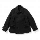Porter Classic-CANVAS PEACOAT - Black