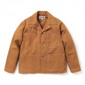 ENGINEERED GARMENTS-EG Workaday Utility Jacket - 10oz Cotton Duck - Brown