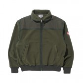 C.E / CAV EMPT-FLEECE ZIP JACKET - Green