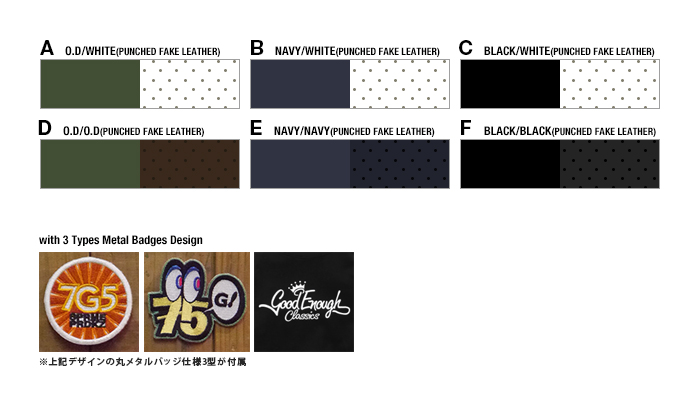 GOODENOUGH_VARSITY JACKET with 3Types Metal badges