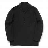 Porter Classic-LOCAL BLACK PULLOVER SHIRT - Black