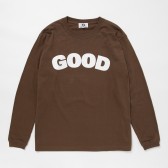 GOODENOUGH-PRINT L:S TEE - GOOD E - Brown