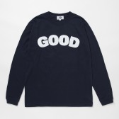 GOODENOUGH-PRINT L:S TEE - GOOD E - Navy