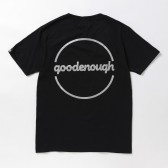 GOODENOUGH-PRINT TEE - CIRCLE LOGO - Black : Glitter
