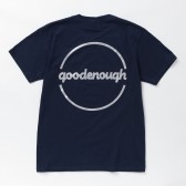 GOODENOUGH-PRINT TEE - CIRCLE LOGO - J.Navy : Glitter