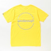 GOODENOUGH-PRINT TEE - CIRCLE LOGO - Yellow : Glitter