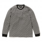 STUSSY-S Diamond L:SL Crew - Black