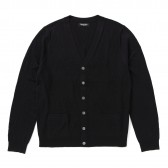 Meticulous Knitwear-Woodstock Cardigan - Solid : Floral Stitch - Navy