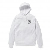 STUSSY-Yin Yangz Hood - White