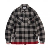 GOODENOUGH-ZIPPED SHIRT JK - Charcoal