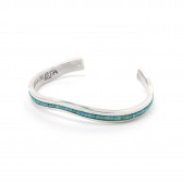 METAPHORE-ALOIS WAGNER CURVE BANGLE - Turquoise