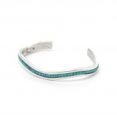 METAPHORE-ALOIS WAGNER WAVE BANGLE - Turquoise