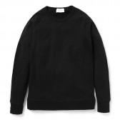FLISTFIA-Crew Neck Sweat - Pure Black