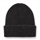 STUSSY-Dye Wash Cuff Beanie - Black