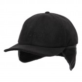 STUSSY-Ear Flap Cap - Black