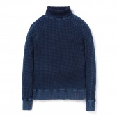 Porter Classic-FRENCH THERMAL TURTLENECK - Blue