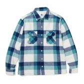 GOODENOUGH-GE FLANNEL SHIRT - White