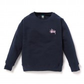 STUSSY-Kids Basic Stussy Crew - Navy