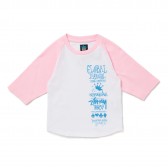 STUSSY-Kids Global Gathering Raglan - Pink
