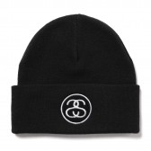 STUSSY-Kids SS Link Emb.Beanie - Black