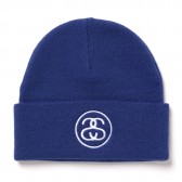 STUSSY-Kids SS Link Emb.Beanie - Blue