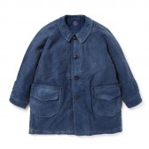 Porter Classic-MOLESKIN COAT - Blue