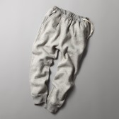 CURLY-RAFFY RIB TROUSERS