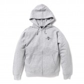 STUSSY-S Wings Zip Hood - Grey Heather