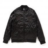 STUSSY-Satin Palm Jacket - Black