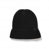 STUSSY-Simple Wool Cuff Beanie - Black