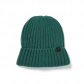 STUSSY-Simple Wool Cuff Beanie - Green
