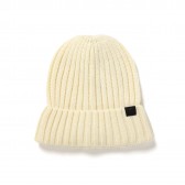 STUSSY-Simple Wool Cuff Beanie - Off White