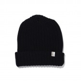 NAISSANCE-COTTON KNIT CAP - Black