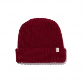 NAISSANCE-COTTON KNIT CAP - Wine