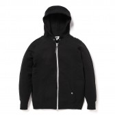 GOODENOUGH-GLITTER CLASSICS LOGO ZIP HOODIE - Black
