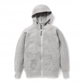 GOODENOUGH-GLITTER CLASSICS LOGO ZIP HOODIE - Grey