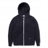 GOODENOUGH-GLITTER CLASSICS LOGO ZIP HOODIE - Navy